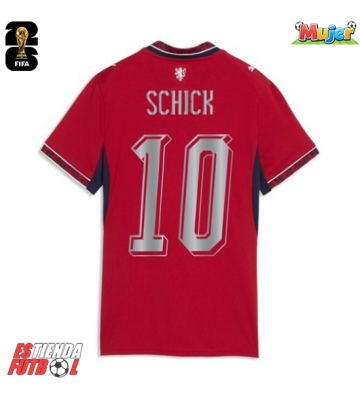 República Checa Patrik Schick #10 Primera Equipación Mujer Mundial 2026 Manga Corta